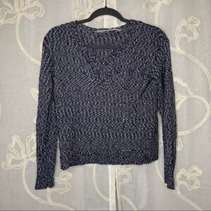 Athleta blue knit top